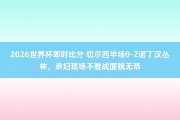 2026世界杯即时比分 切尔西半场0-2诺丁汉丛林，<a href=
